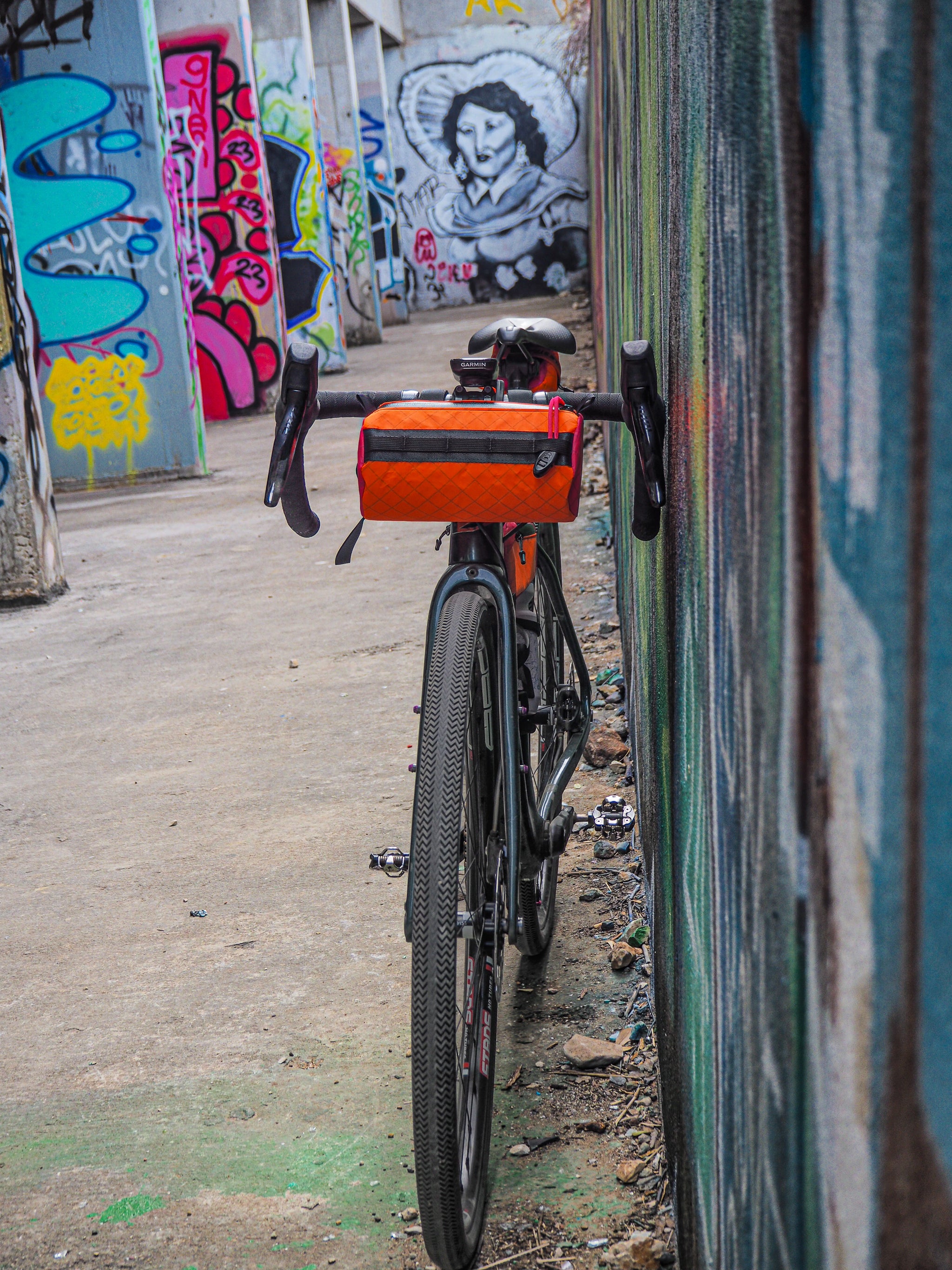 handlebar bag on bike